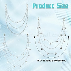 3Pcs Iron Chain Belts&nbsp;HJEW-CJ00080