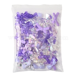 70Pcs 7 Styles Opaque & Transparent Acrylic Beads&nbsp;MACR-FS0002-15