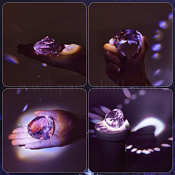 K9 Glass Rhinestone Heart Ornaments&nbsp;DJEW-WH20001-06B