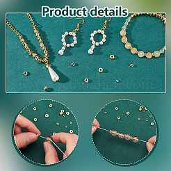 80Pcs 8 Styles Rack Plating Brass Spacer Beads&nbsp;KK-PH0006-28