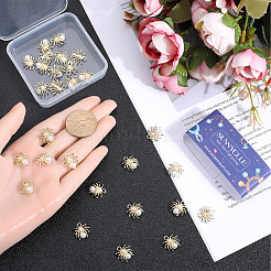 30Pcs Alloy Jewelry Acrylic Pendants&nbsp;FIND-SC0006-90