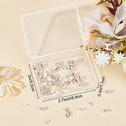 90Pcs 3 Style Brass Cord Ends&nbsp;KK-BBC0003-57S