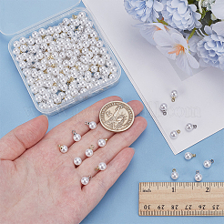 200Pcs 2 Colors ABS Imitation Pearl Plastic Pendants&nbsp;FIND-AR0006-16