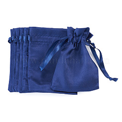 10Pcs Brocade Good Luck Fortune Drawstring Gift Blessing Bags&nbsp;PAAG-TADJ0001-01C