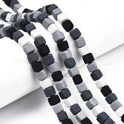 Handmade Polymer Clay Beads Strands&nbsp;CLAY-S092-76A