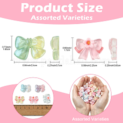 20Pcs Transparent Resin Cabochons&nbsp;RESI-YW0005-61