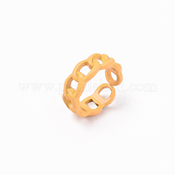 Spray Painted Alloy Cuff Rings&nbsp;RJEW-T011-29A-RS