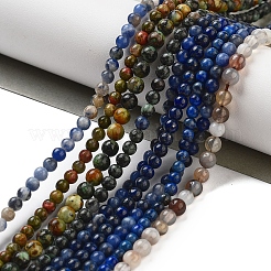 Natural Mixed Gemstone Beads Strands&nbsp;G-F591-14