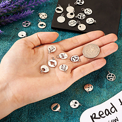 24Pcs 12 Styles 304 Stainless Steel Charms&nbsp;STAS-TA0002-31