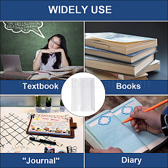 10Pcs Plastic Book Covers&nbsp;OFST-WH20816-004B