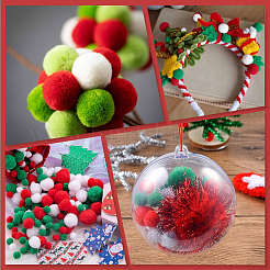 3 sets Polyester Ball Decoration&nbsp;DIY-SC0031-26A