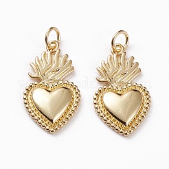 Brass Pendants&nbsp;X-KK-C100-10G