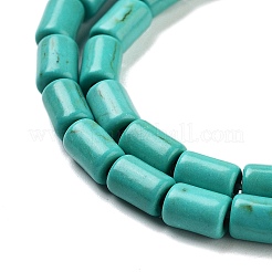 Synthetic Turquoise Beads Strands&nbsp;X-TURQ-G120-4x6mm-13