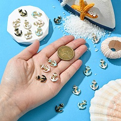 20Pcs 4 Colors Enamel Pendants&nbsp;ENAM-YW0005-33