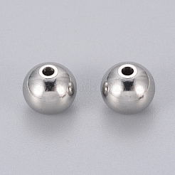 Tarnish Resistant 201 Stainless Steel Beads&nbsp;STAS-E021-10mm