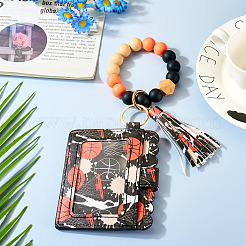 Silicone Beads Keychain&nbsp;KEYC-TAC00021