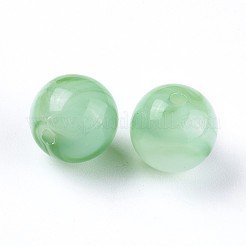 Acrylic Imitation Jade Beads&nbsp;MACR-E025-25B-12mm