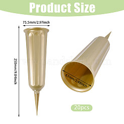 Plastic Cemetery Vase with Stake&nbsp;AJEW-WH0709-444A
