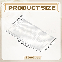 2000Pcs PP Garment Clothing Price Tag Label Standard Tagging Barbs&nbsp;KY-LP0001-24