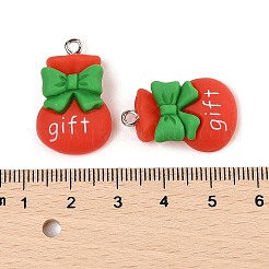 Christmas Theme Opaque Resin Pendants&nbsp;RESI-S08-05D