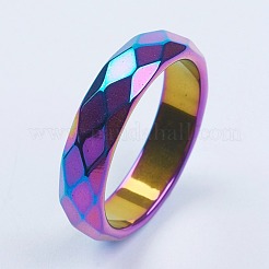 Non-magnetic Synthetic Hematite Rings&nbsp;RJEW-I051-01-A