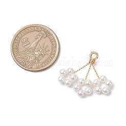 Shell Pearl Round Beaded Pendants&nbsp;PALLOY-TA00323