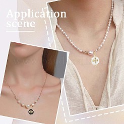 10Pcs 2 Colors Eco-Friendly Brass Micro Pave Cubic Zirconia Pendants&nbsp;KK-BBC0020-69