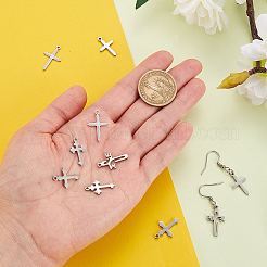 10Pcs 5 Style 304 Stainless Steel Pendants&nbsp;STAS-CJ0001-229