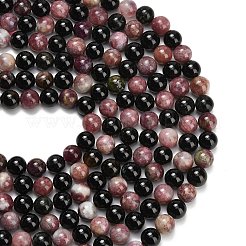 Natural Multicolor Tourmaline Beads Strands&nbsp;G-UK0035-A01-12MM