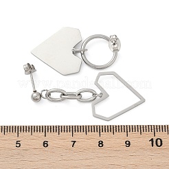 304 Stainless Steel Stud Earrings&nbsp;EJEW-Z089-14P
