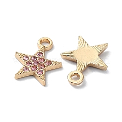 Alloy Rhinestone Pendants&nbsp;RB-P037-01G-02