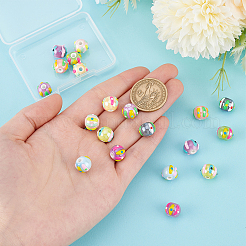 20Pcs 10 Colors Handmade Porcelain Beads&nbsp;PORC-PH0001-40