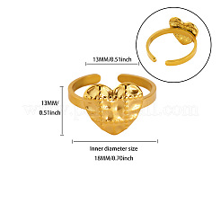 304 Stainless Steel Cuff Open Rings&nbsp;WGE5AD1-01