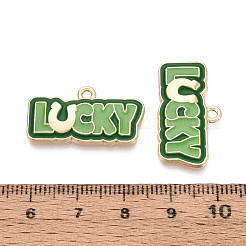 Saint Patrick's Day Alloy Enamel Pendants&nbsp;ENAM-T024-46A-G