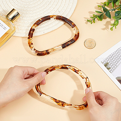 Transparent Resin Bag Handles&nbsp;DIY-WH0622-540A