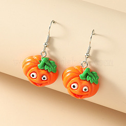 Acrylic Pumpkin Dangle Earrings&nbsp;VP7124