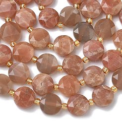 Natural Multi-Moonstone Beads Strands&nbsp;G-C116-A188-01