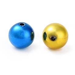 UV Plating Rainbow Iridescent Acrylic Beads&nbsp;OACR-F009-02