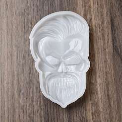 Angry Skull Display Decoration Statue Silicone Molds&nbsp;DIY-L071-08B