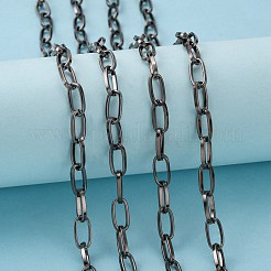 Iron Paperclip Chains&nbsp;X-CH-R025-13x6mm-B