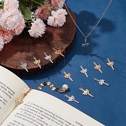 16Pcs 2 Colors 304 Stainless Steel Pendants&nbsp;STAS-UN0055-76