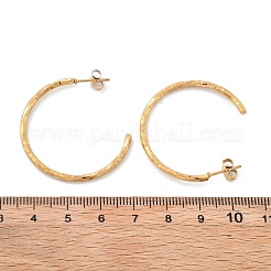 304 Stainless Steel C-Shaped Stud Earrings&nbsp;EJEW-R017-04G-04