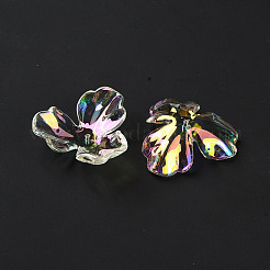 UV Plating Acrylic Beads Caps&nbsp;TACR-S161-09