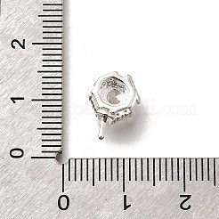 Brass Micro Pave Cubic Zirconia Peg Bails&nbsp;KK-K378-69S
