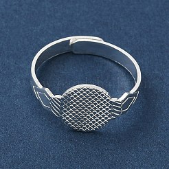 Adjustable Brass Pad Ring Setting&nbsp;KK-K414-06S