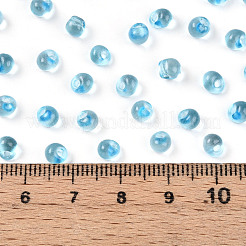3/0 Baking Paint Glass Fringe Seed Beads&nbsp;SEED-A034-04G