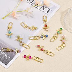 20Pcs 10 Colors Angel Hanging Ornament&nbsp;HJEW-CA0001-39