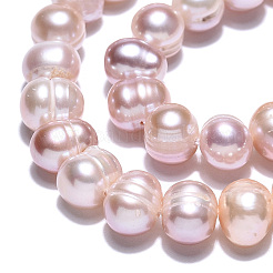 Natural Cultured Freshwater Pearl Beads Strands&nbsp;PEAR-N013-06L
