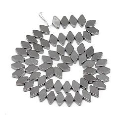 Electroplate Non-magnetic Synthetic Hematite Bead Strands&nbsp;G-Q486-13H