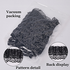 10M Double Layer Polyester Flower Lace Trim Ribbon&nbsp;OCOR-GF0004-58B